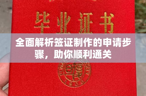 青州全面解析签证制作的申请步骤，助你顺利通关